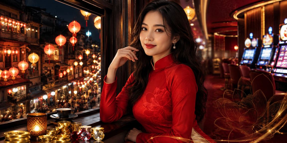 Cô gái Hà Nội mặc áo dài đặt cược trực tuyến trên điện thoại